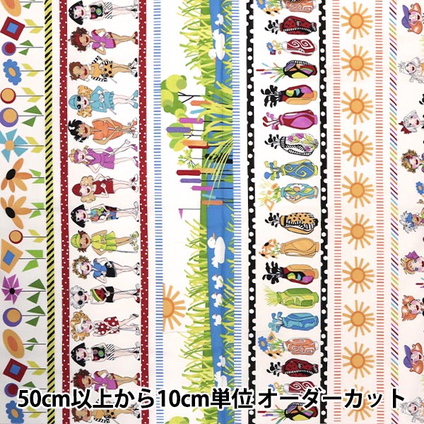 [From quantity 5] Fabric "USA Cotton Loralie Designs Golf Borders 692-369"