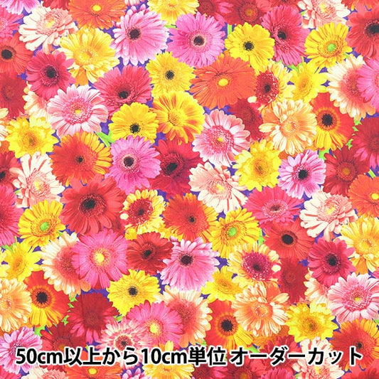 [From quantity 5] Fabric "USA Cotton Imaginings Summer (Flower Pattern) 20916-193"