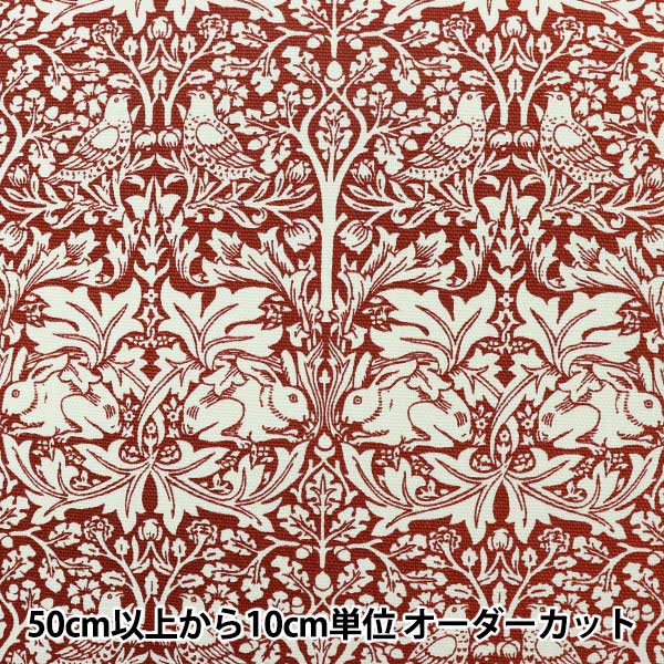 [来自数量5] 织物 “ Moda Best Morris Best Morris 牛津布 Brother Rabbit Red 8211-25t]