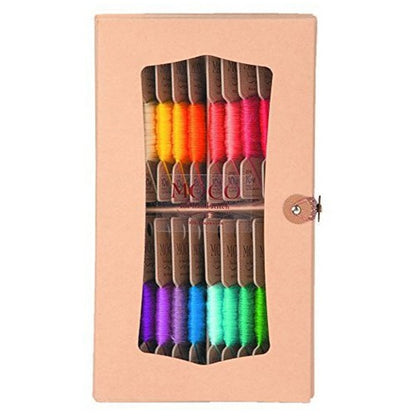 Embroidery thread "MOCO paper box set C (monochrome 20 colors) 1297900" FUJIX Fujix