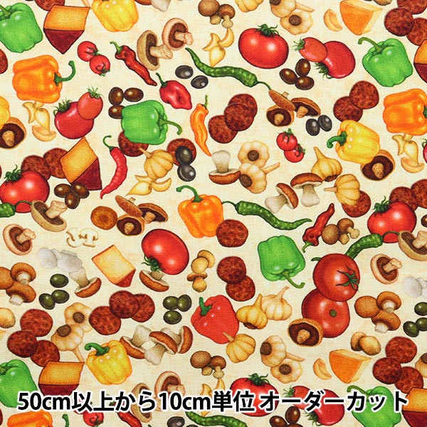 [From quantity 5] Fabric "Pizza topping 28521-E"