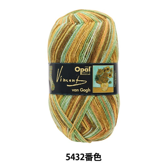 袜子纱线 纱线 “梵高（梵高）4ply 5432”蛋白石蛋白石