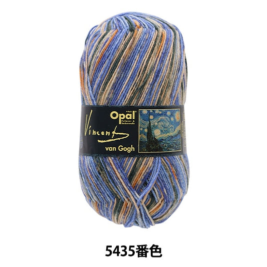 袜子纱线 纱线 “梵高（梵高）4ply 5435。”