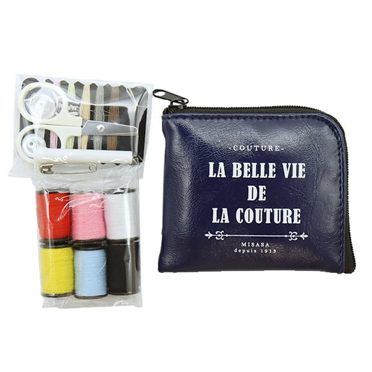 Sewing set sewing set "La Belle Vie DE LA COUTURE Sewing Kit Navy 8207" MISASA Misasa