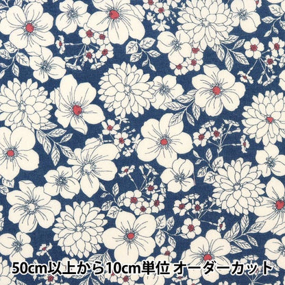 [来自数量5] 织物 “ 60贷款花卉图案蓝色SC10428L-D”