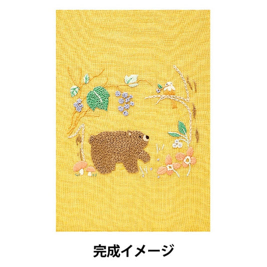 Embroidery kit "CHICCHI Animal living in the Forest of Animals JPT71" DMC DM Sea