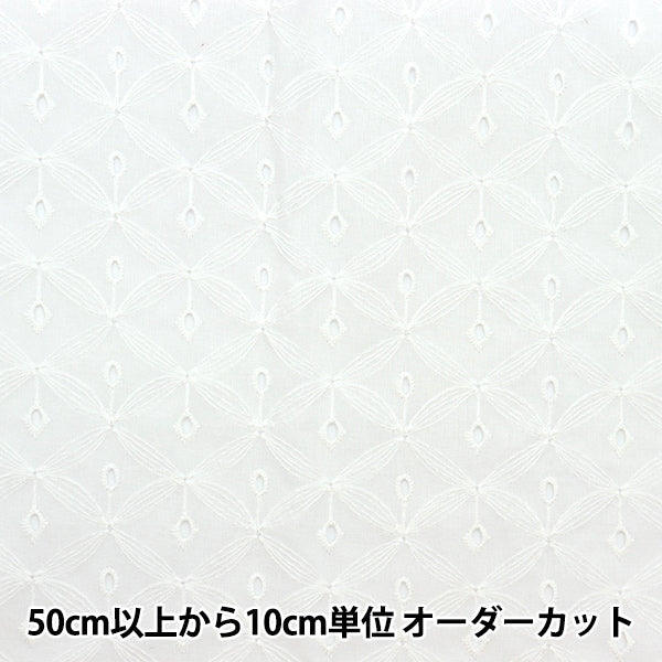 [来自数量5] 织物 “眼线蕾丝tanpo off white kof-49-ow”