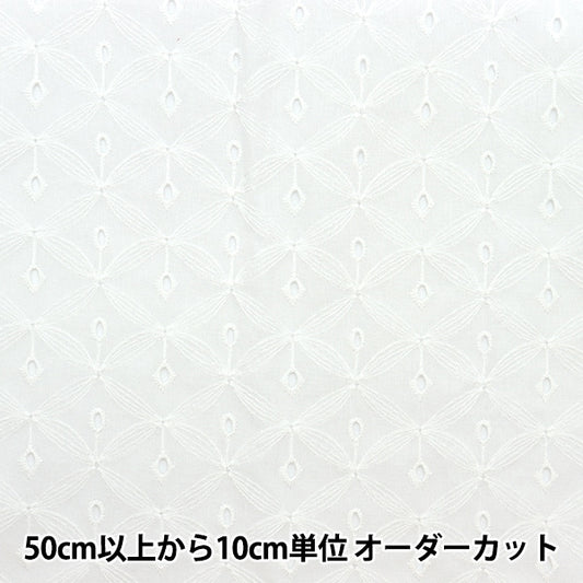[来自数量5] 织物 “眼线蕾丝tanpo off white kof-49-ow”