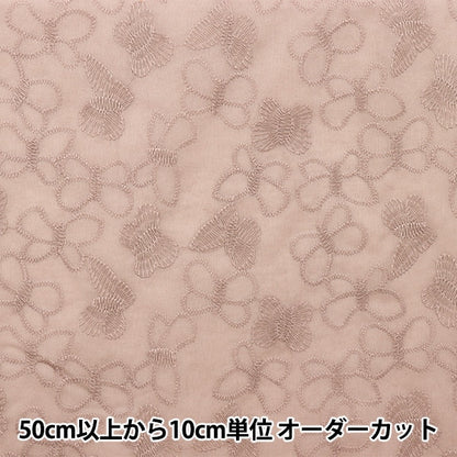[来自数量5] 织物 “眼线蕾丝巧克力浅粉红色KOF-50-LP”