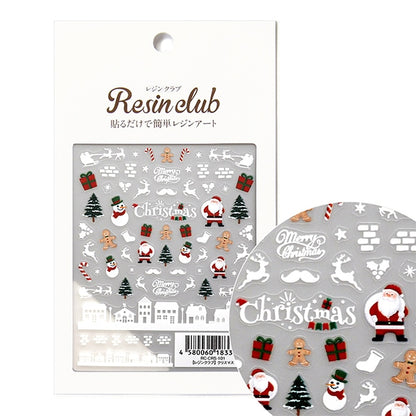 レジン材料 『クリスマス 両面 RC-CRS-101』 レジンクラブ
