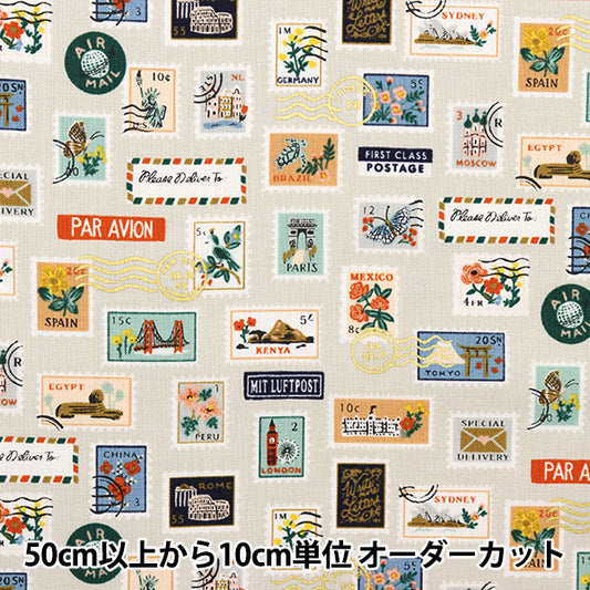 [From quantity 5] Fabric "USA Cotton Bonvoyage RP802-FL4"