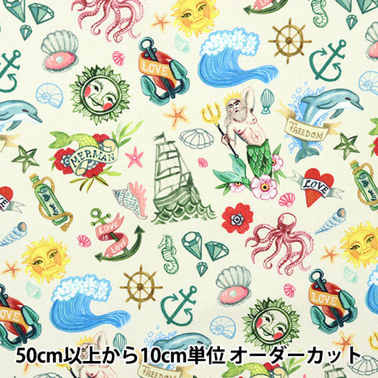[From quantity 5] Fabric "USA Cotton Cita DMB2140-CREAM"
