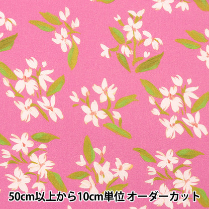 [From quantity 5] Fabric "USA Cotton Dearstella Posies DCWR2130-RASB"