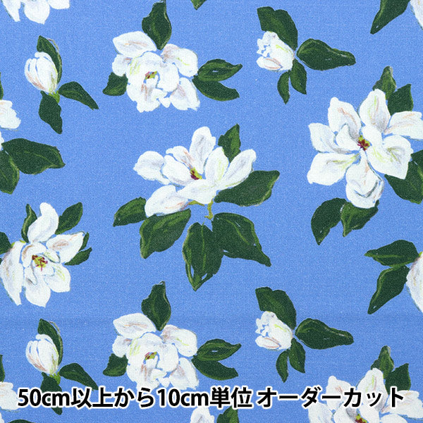 [From quantity 5] Fabric "USA Cotton Dearstella Magnolias DCWR2133-Mari"