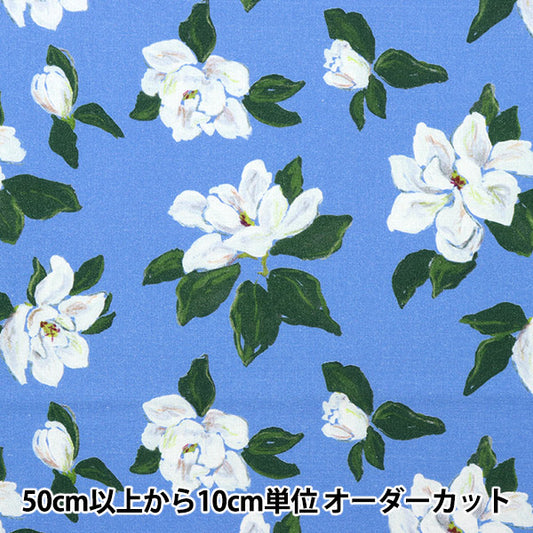 [From quantity 5] Fabric "USA Cotton Dearstella Magnolias DCWR2133-Mari"