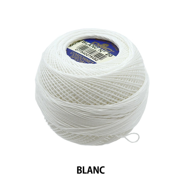 钩编线 “ Cordone Special＃20g Blanc” DMC Diementsea
