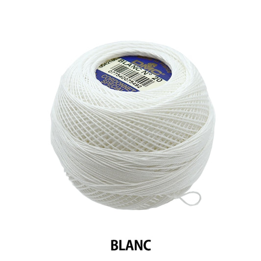 钩编线 “ Cordone Special＃20g Blanc” DMC Diementsea