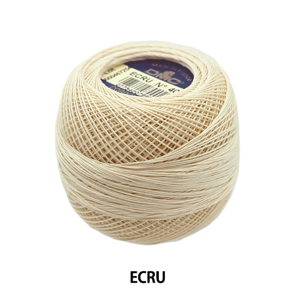钩编线 “ Cordone Special＃40 20G ECRU” DMC DeWems