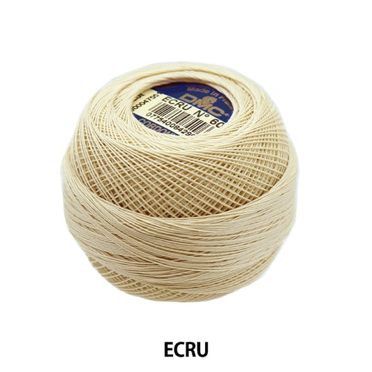 钩编线 “ Cordone Special＃60 20G ECRU” DMC DEWEMS