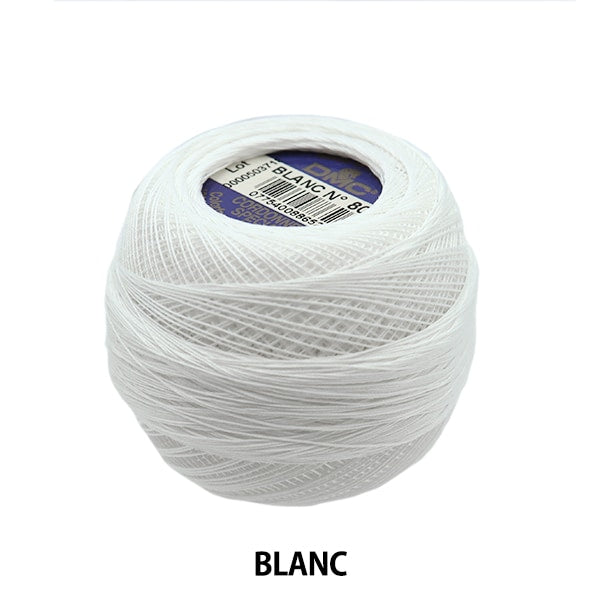 钩编线 “ Cordone Special＃80 20G Blanc” DMC Diementsea
