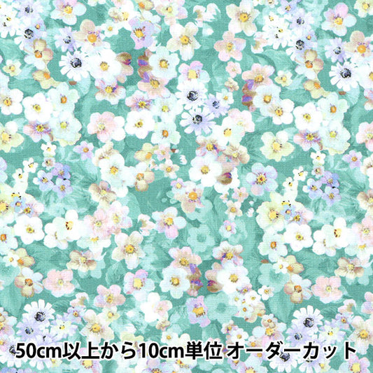 [From quantity 5] Fabric "USA Cotton Flower Bed RJ2905-TE2D"