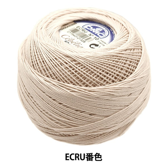 钩编线 “ Severia＃10 50G ECRU” DMC DEWHM SEA