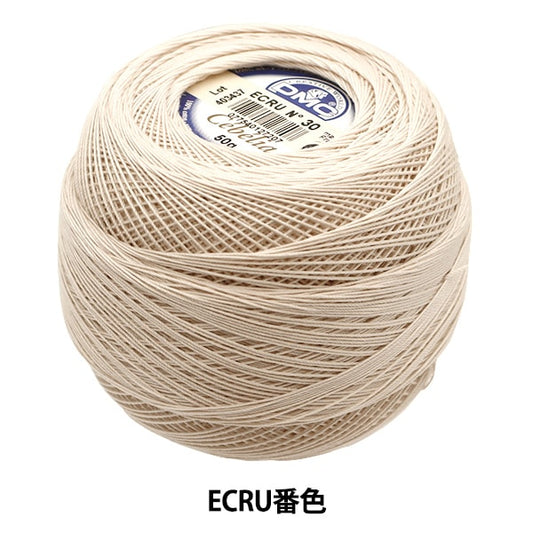 钩编线 “ Severia＃30 50G ECRU” DMC DEWEMS