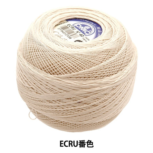 钩编线 “ Seaveria＃40G ECRU” DMC DEWEMS