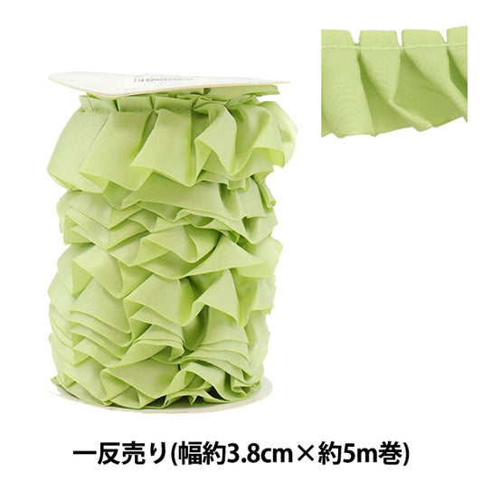 絲帶 “ 1反薩爾緞飾絲帶 寬度約3.8厘米x 5m卷Midori N7700-038]