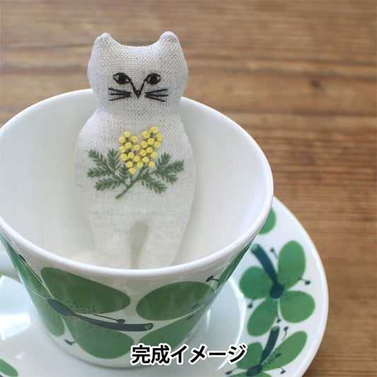 刺绣套件“ nekogao刺绣胸针mimosa phc-103-1”零件和平
