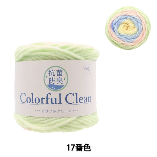 纱线 “抗菌色彩清洁17颜色”世界Festa世界Festa