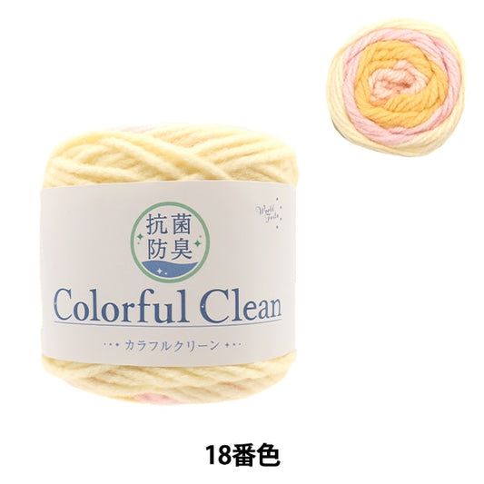 纱线 “抗菌色彩清洁18种颜色”世界Festa世界Festa