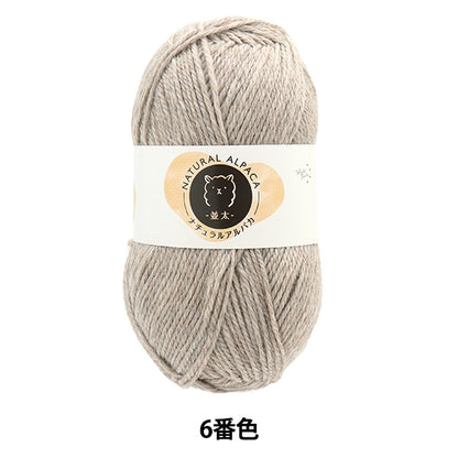 秋冬纱线 “自然的羊驼毛 Natsuta第六颜色Kinari]