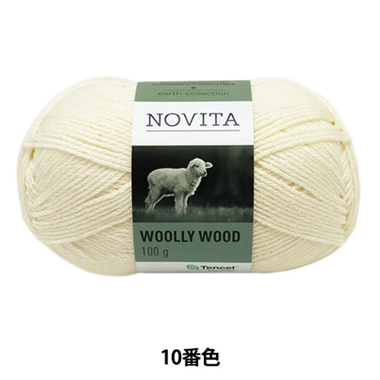 秋冬纱线 “ Woolly Wood 010颜色白色” Novita Novita