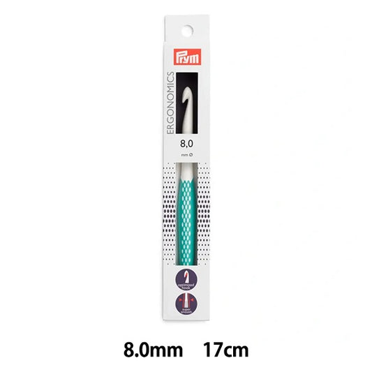 編織針 “人體工程學 鉤針 17厘米薄荷8.0mm] Prim