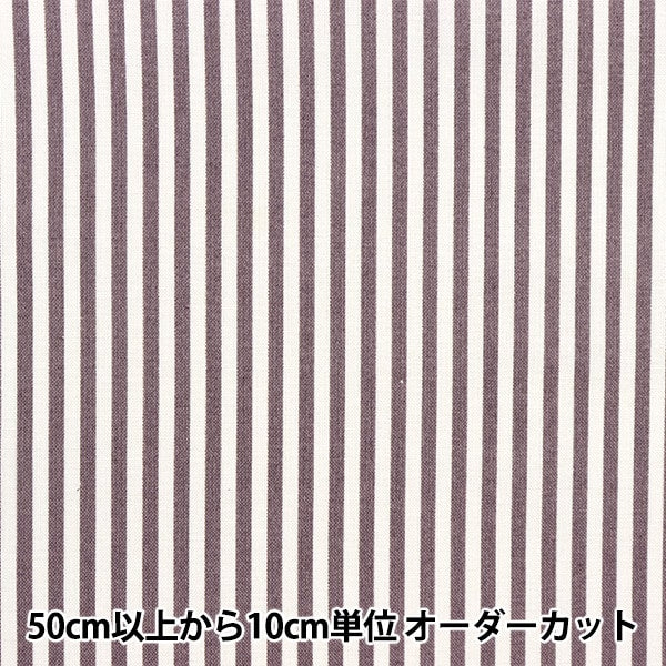[From quantity 5] Fabric 『Scare Print Home Collection Stripe Gray DH10486S-F]