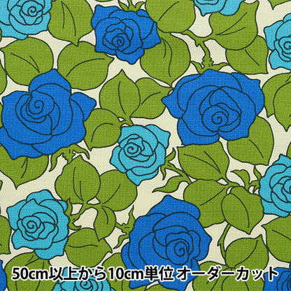 [来自数量5] 织物 “ Ukako傻瓜第10帆布法国酒吧蓝色UP5855-B” COTTON KOBAYASHI