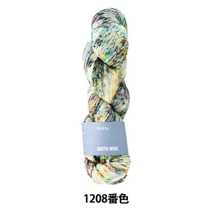 袜子纱线 纱线 “ nocta 1208颜色”阵风羊毛阵阵羊毛
