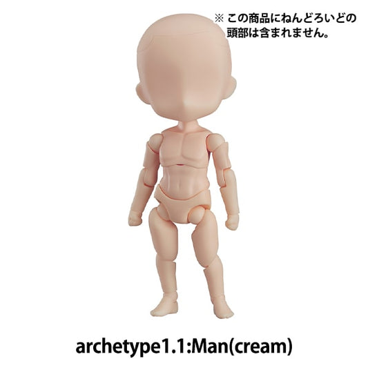 娃娃身體“ nendoroid doru Archetype1.1：男人（奶油）”好微笑公司好微笑公司