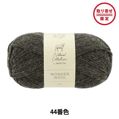 秋冬纱线 “ Wonder Wool 044彩色石墨” Novita Novita