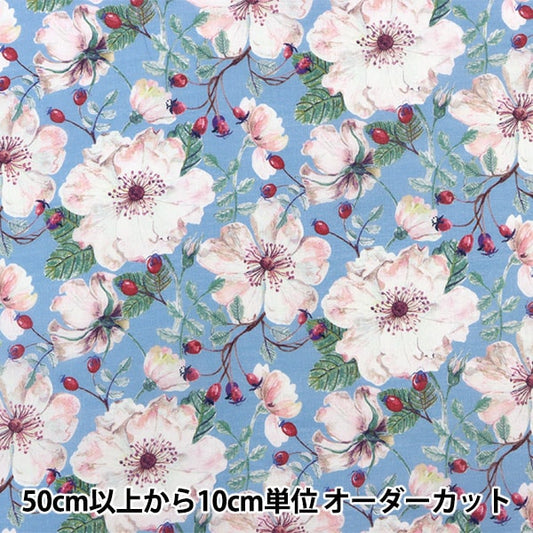 [From quantity 5] Fabric "Liberty Fabric LiyoselLawn Doreset Rose DC30096-Zs] Liberty Japan