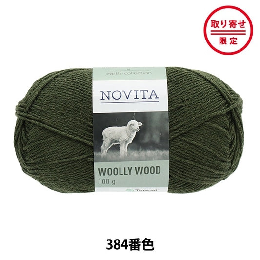 秋冬纱线 “ Woolly Wood 384颜色Pine” Novita Novita