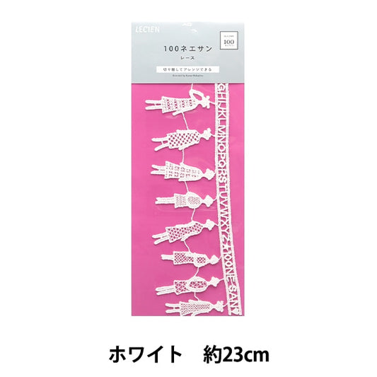 手工业饰边 “ 100 Neosan蕾丝白色Kazue Nakajima 562211” Lecien Lecien Cosmo Cosmo