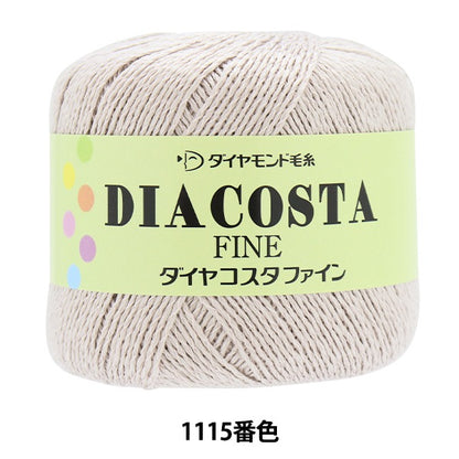 春夏纱线 “钻石哥斯达黎加精细1115彩色媒介 DIAMOND KNITTING YARN