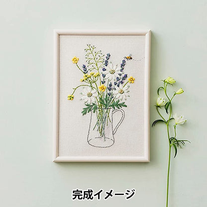 Embroidery kit "Kazuko Aoki Garden Sketchbook Garden Bouquet 542209" LECIEN Lecien COSMO Cosmo