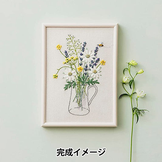Embroidery kit "Kazuko Aoki Garden Sketchbook Garden Bouquet 542209" LECIEN Lecien COSMO Cosmo