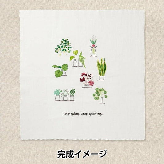 Embroidery kit "Gift of Stitch Family Plant TB181" DMC Dewhem Sea