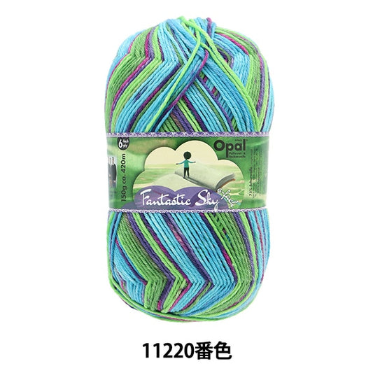 襪子紗 紗線 “幻想Kai 6ply 11220顏色”蛋白石蛋白石