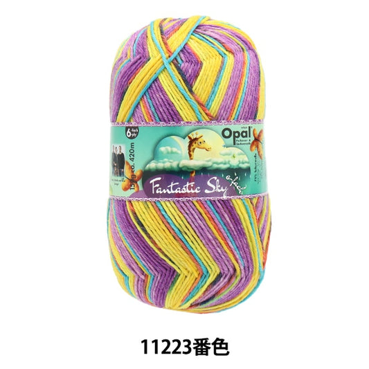 襪子紗 紗線 “ Fantastics Kai 6ply 11223顏色”蛋白石蛋白石