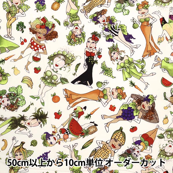 [From quantity 5] Fabric "USA Cotton Loralai Design Tos Defories Pattern 692-542"